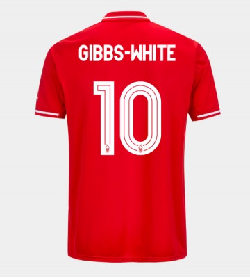 Nottingham Forest Morgan Gibbs-White #10 Hemmatröja 2025-26 Kortärmad